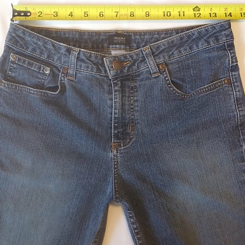 Mossimo 5 Pocket Stretch Denim Blue Jeans 8 - Picture 2 of 8